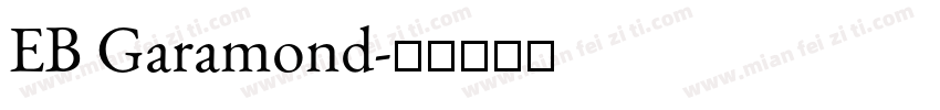 EB Garamond字体转换